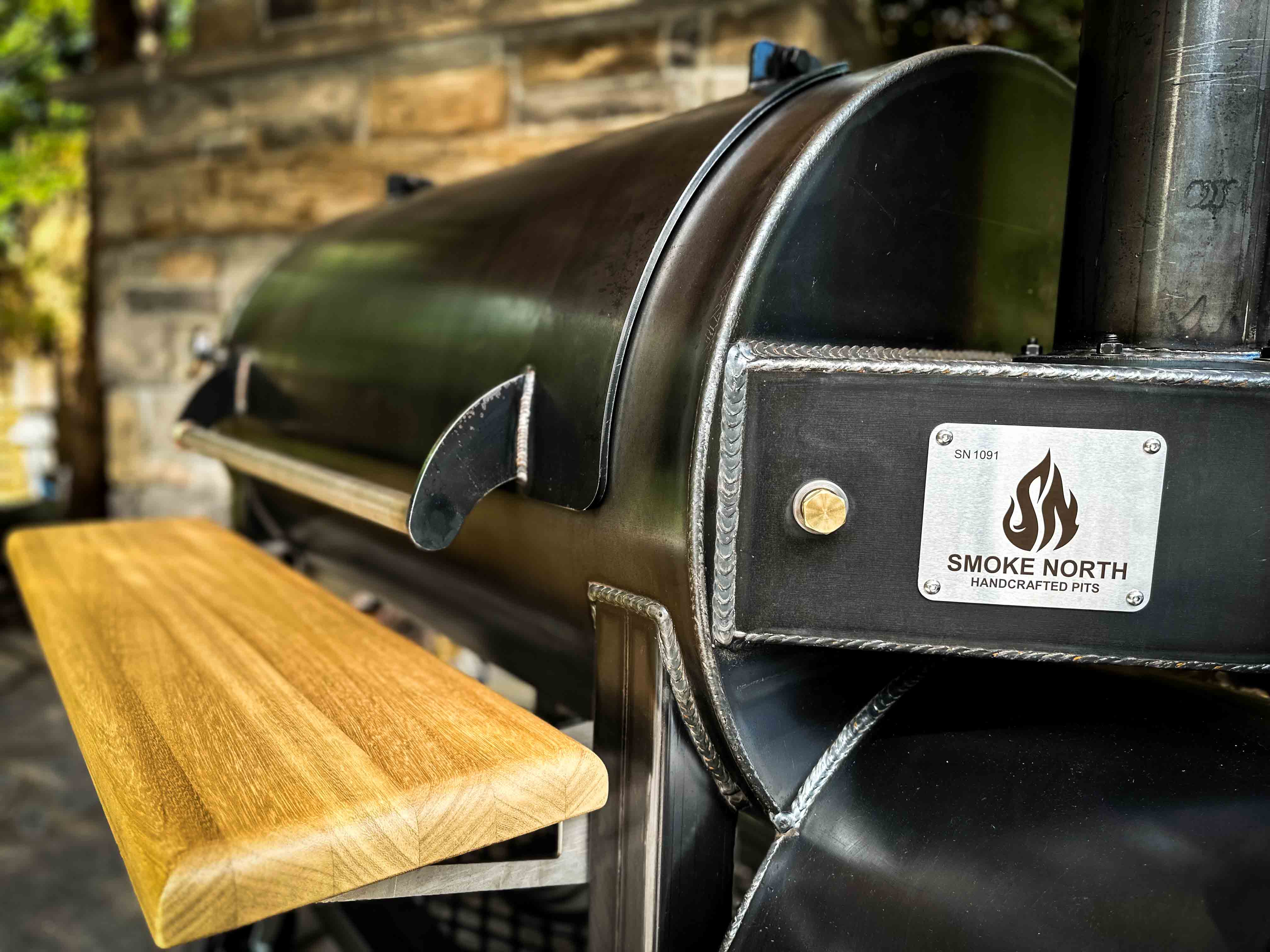 Echo Fold/Lock Butcher Block Workstation – Smoke North